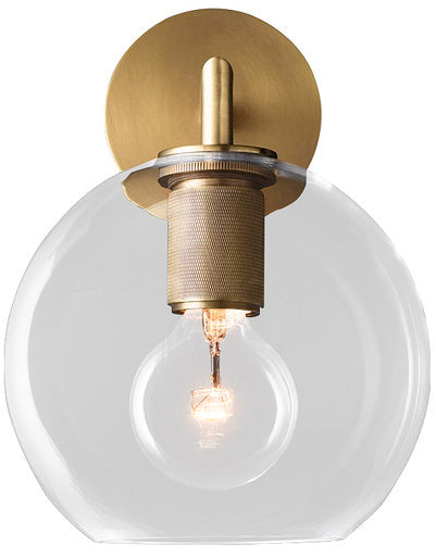 A Touch Of Design - WL1016177 - One Light Wall Sconce - La Salle - Matte Brass/Cognac