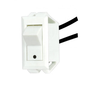 Satco - 80-1617 - Phenolic Rocker Switch W/Dot - White