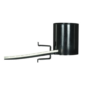 Satco - 80-1642 - Snap-In Double Spring Clip - Black
