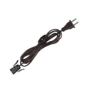 Satco - 80-1652 - Cord Set - Brown