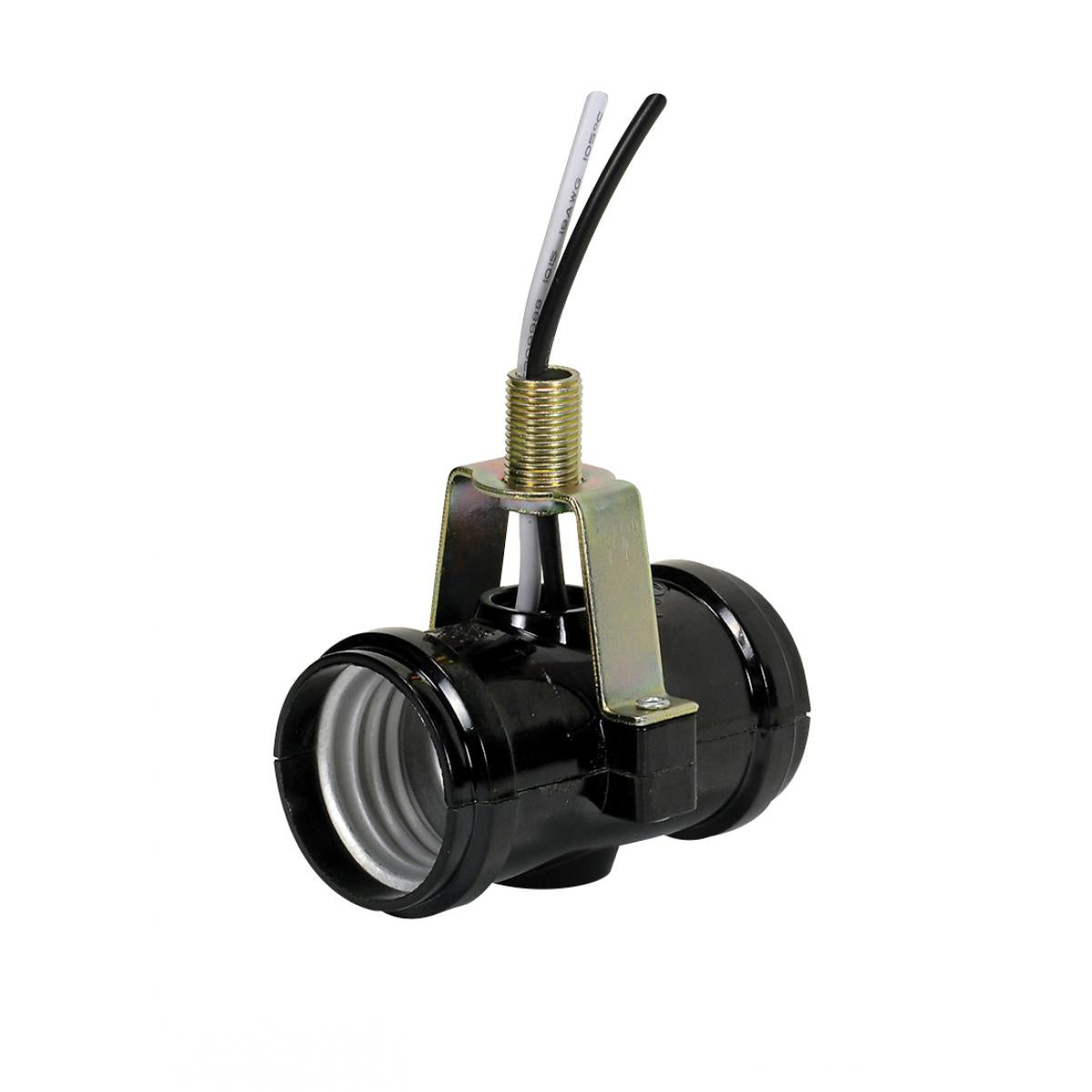 Satco - 80-2267 - Twin Cluster - Black