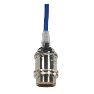 Satco - 80-2454 - Lampholder - Polished Nickel / Glass