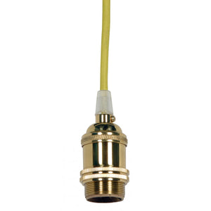 Satco - 80-2461 - Lampholder - Polished Brass / Glass