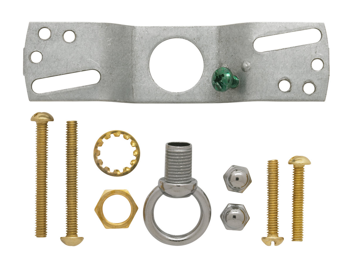Satco - 90-068 - Canopy Kit - Chrome