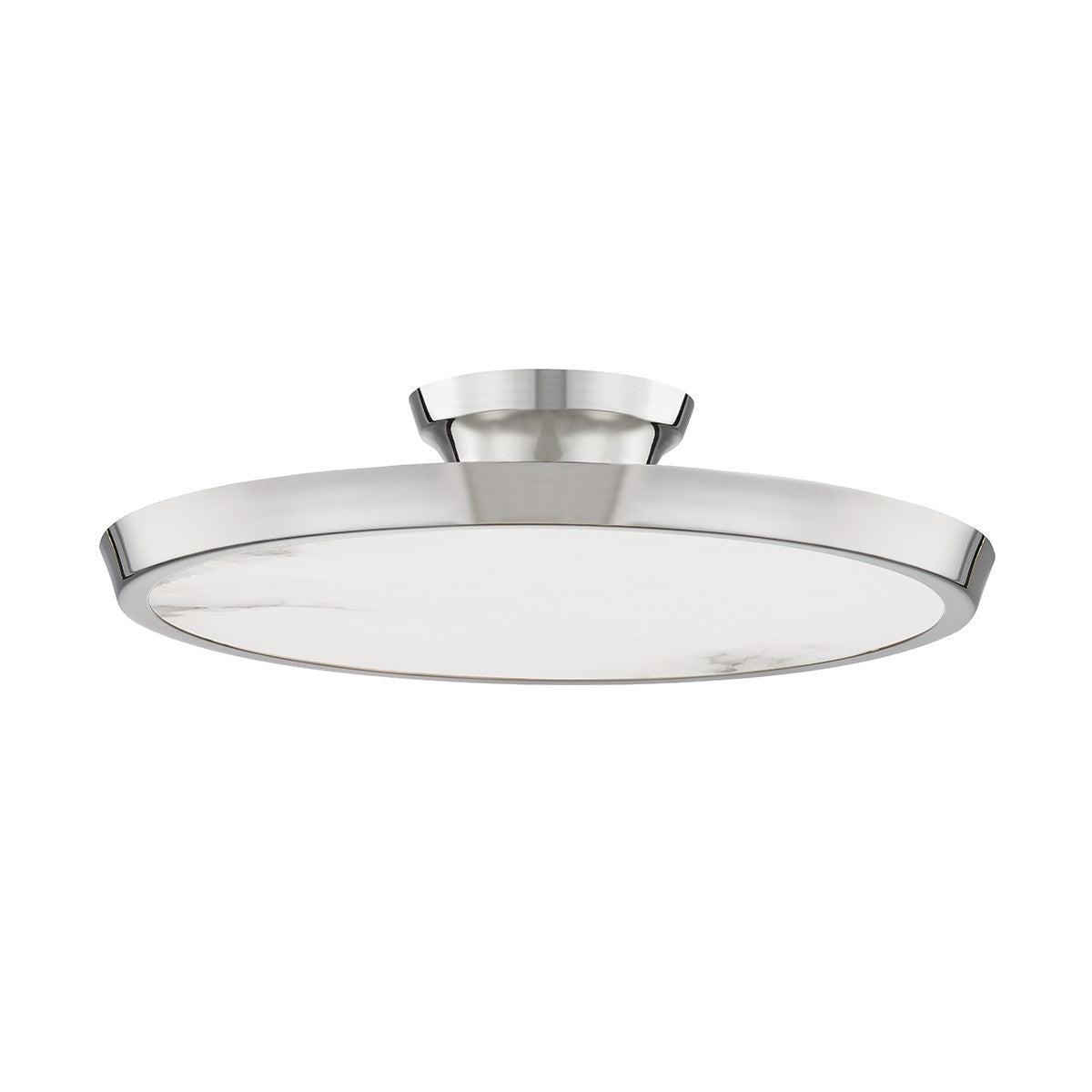 Hudson Valley - 3600-PN - LED Flush Mount - Draper - Polished Nickel