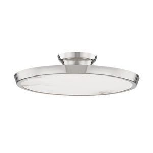 Hudson Valley - 3600-PN - LED Flush Mount - Draper - Polished Nickel