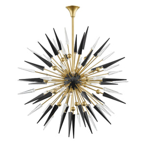 Hudson Valley - 9047-AGB - 18 Light Chandelier - Sparta - Aged Brass