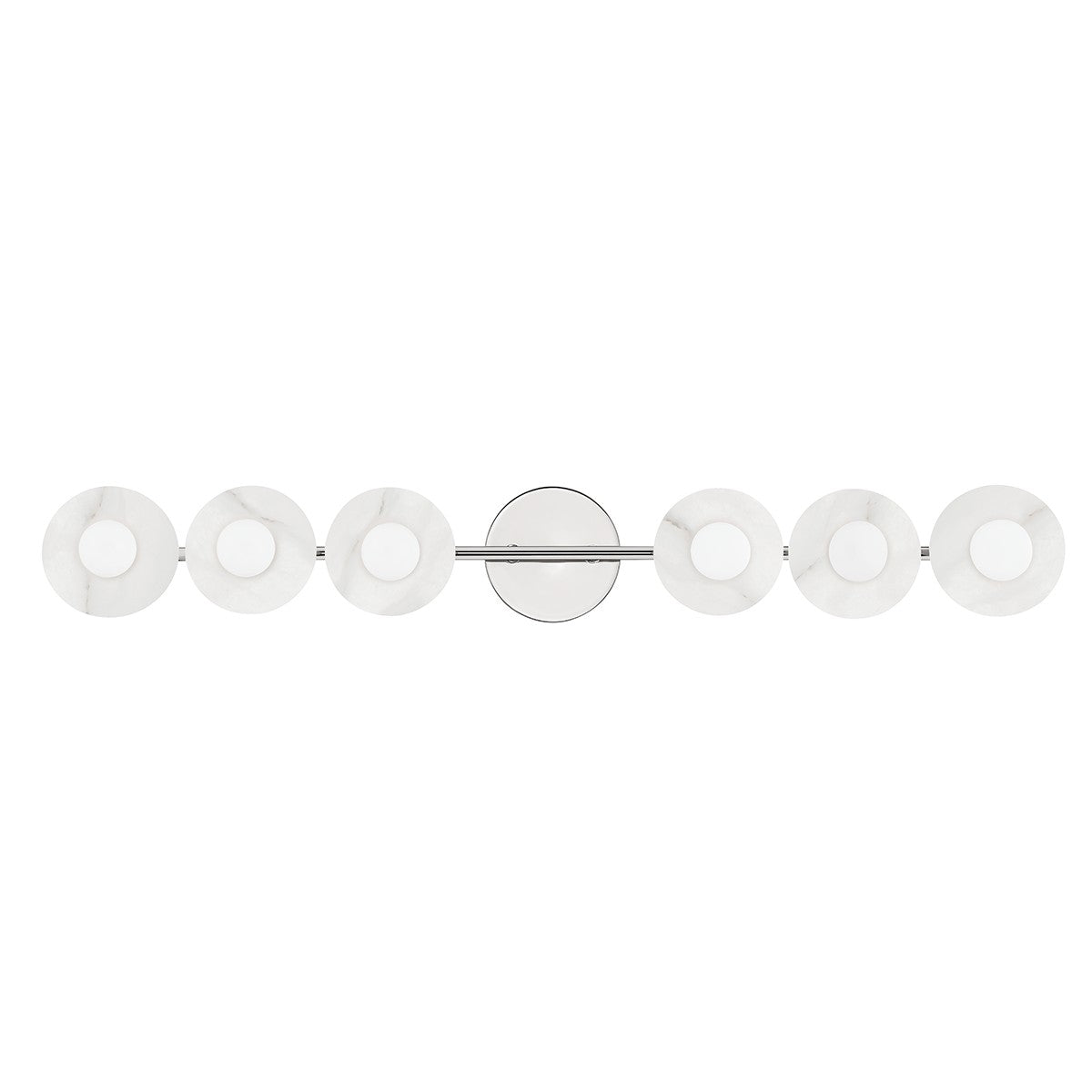 Hudson Valley - 9206-PN - Six Light Bath Bracket - Elmont - Polished Nickel