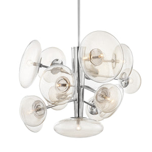 Hudson Valley - KBS1471814-PN - 14 Light Pendant - Opera - Polished Nickel