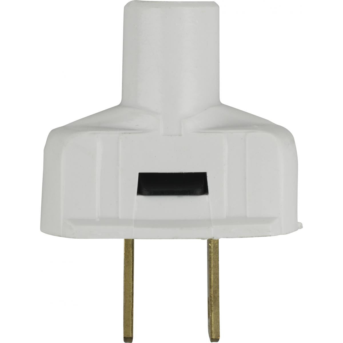Satco - 90-1115 - Plug With Terminal Screws - White