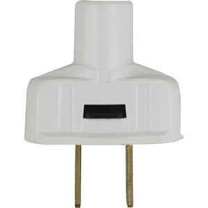 Satco - 90-1115 - Plug With Terminal Screws - White