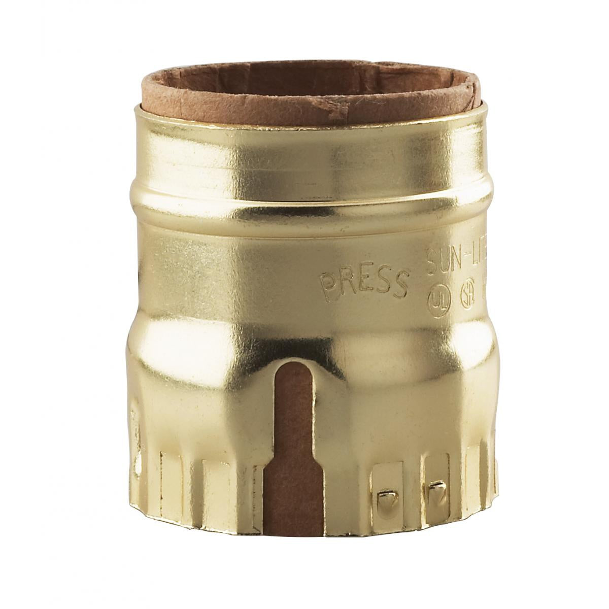 Satco - 90-1146 - Shell With Paper Liner - Brite Gilt