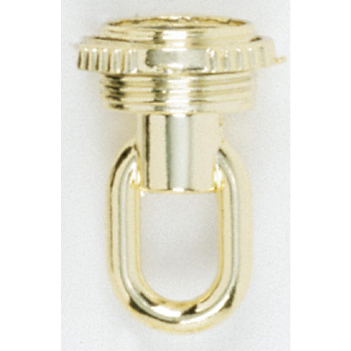 Satco - 90-1164 - Screw Collar Loop With Ring - Brass Plated