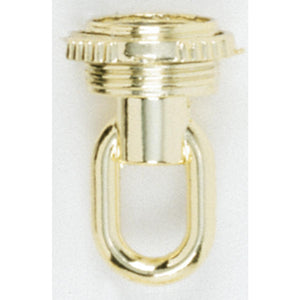 Satco - 90-1164 - Screw Collar Loop With Ring - Brass Plated