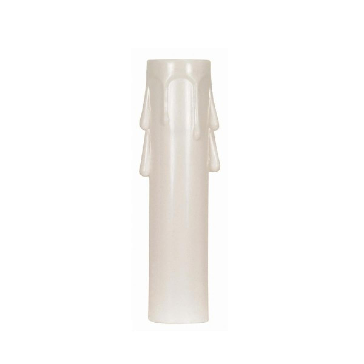 Satco - 90-1256 - Candle Cover - White