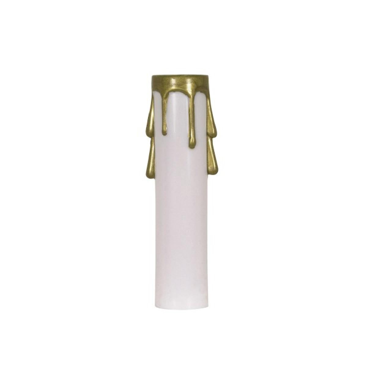 Satco - 90-1509 - Candle Cover - White