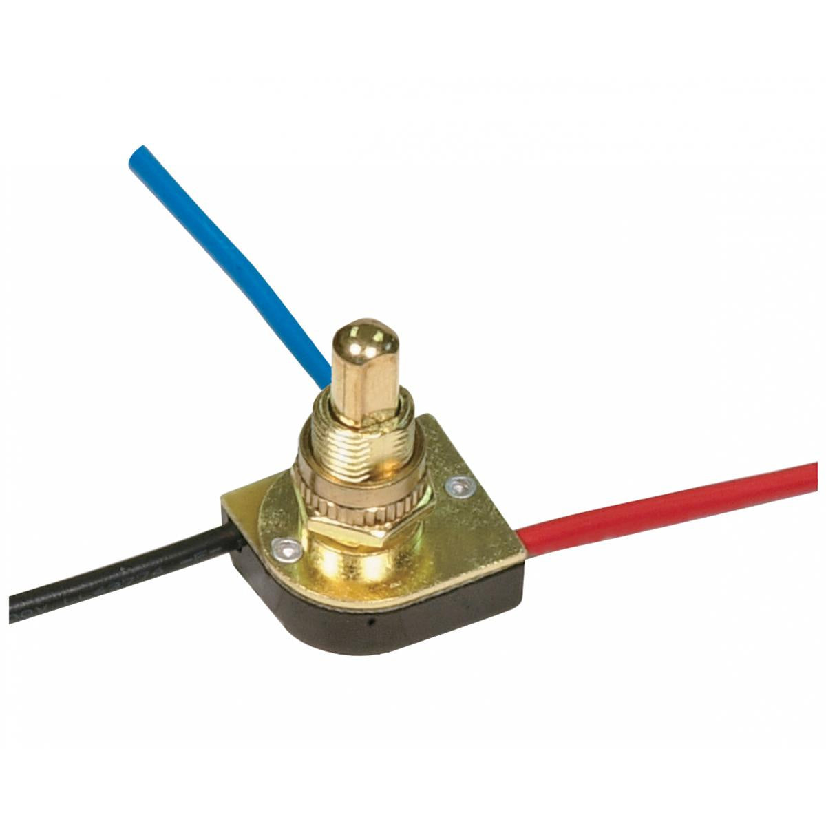 Satco - 90-1678 - Push Switch - Brass Plated