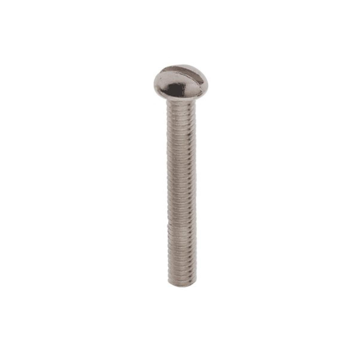 Satco - 90-1773 - Round Head Slotted Machine Screw - Zinc Plated