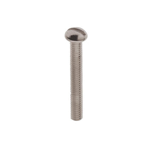Satco - 90-1773 - Round Head Slotted Machine Screw - Zinc Plated