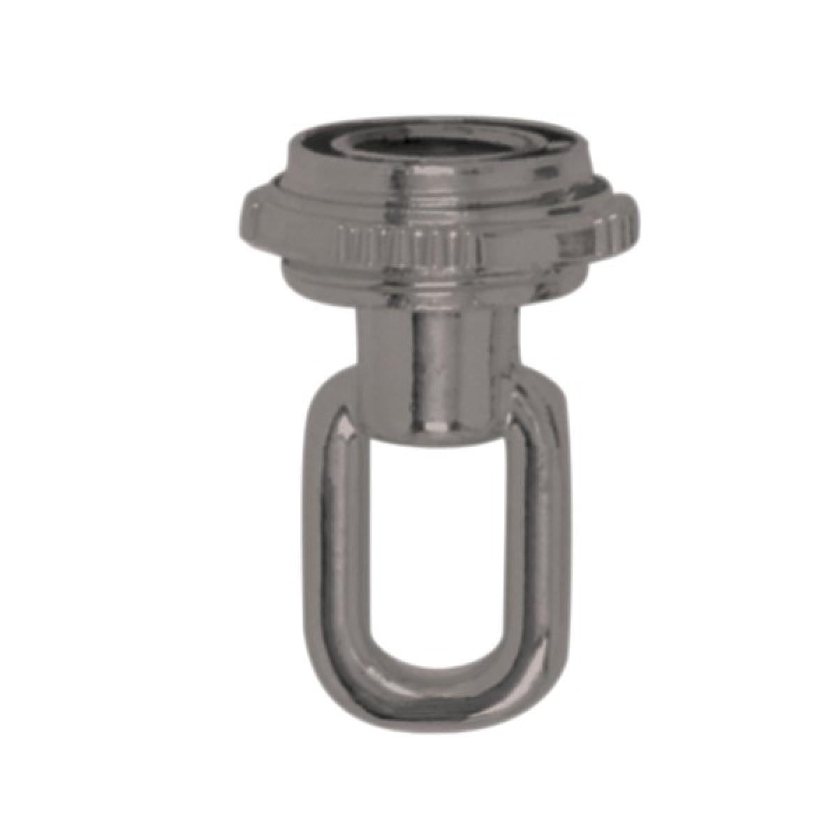 Satco - 90-1848 - 1/4 Ip Screw Collar Loop With Ring - Brushed Pewter