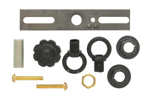 Satco - 90-195 - Swag Canopy Kit - Black