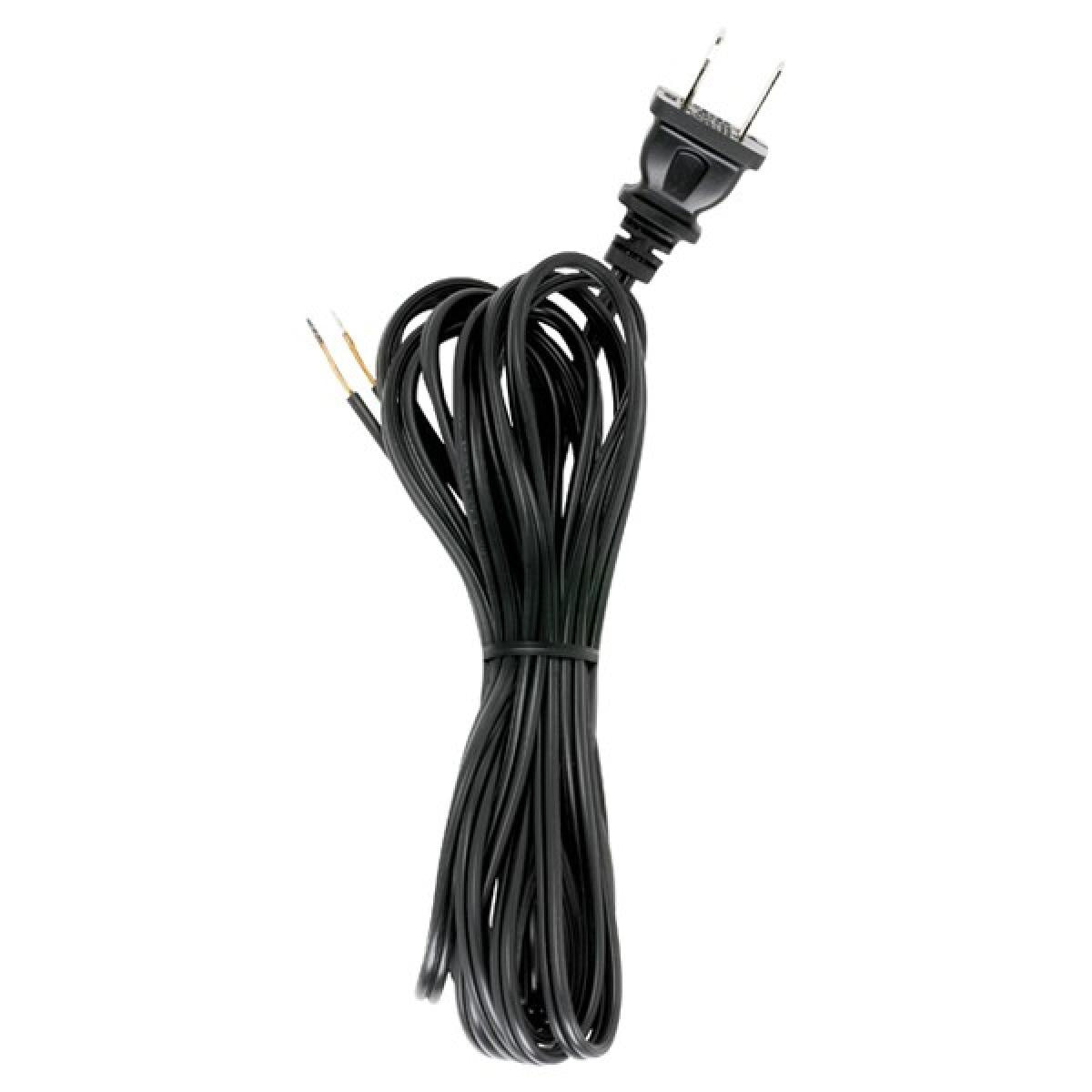 Satco - 90-2034 - 12'Cord Set - Black