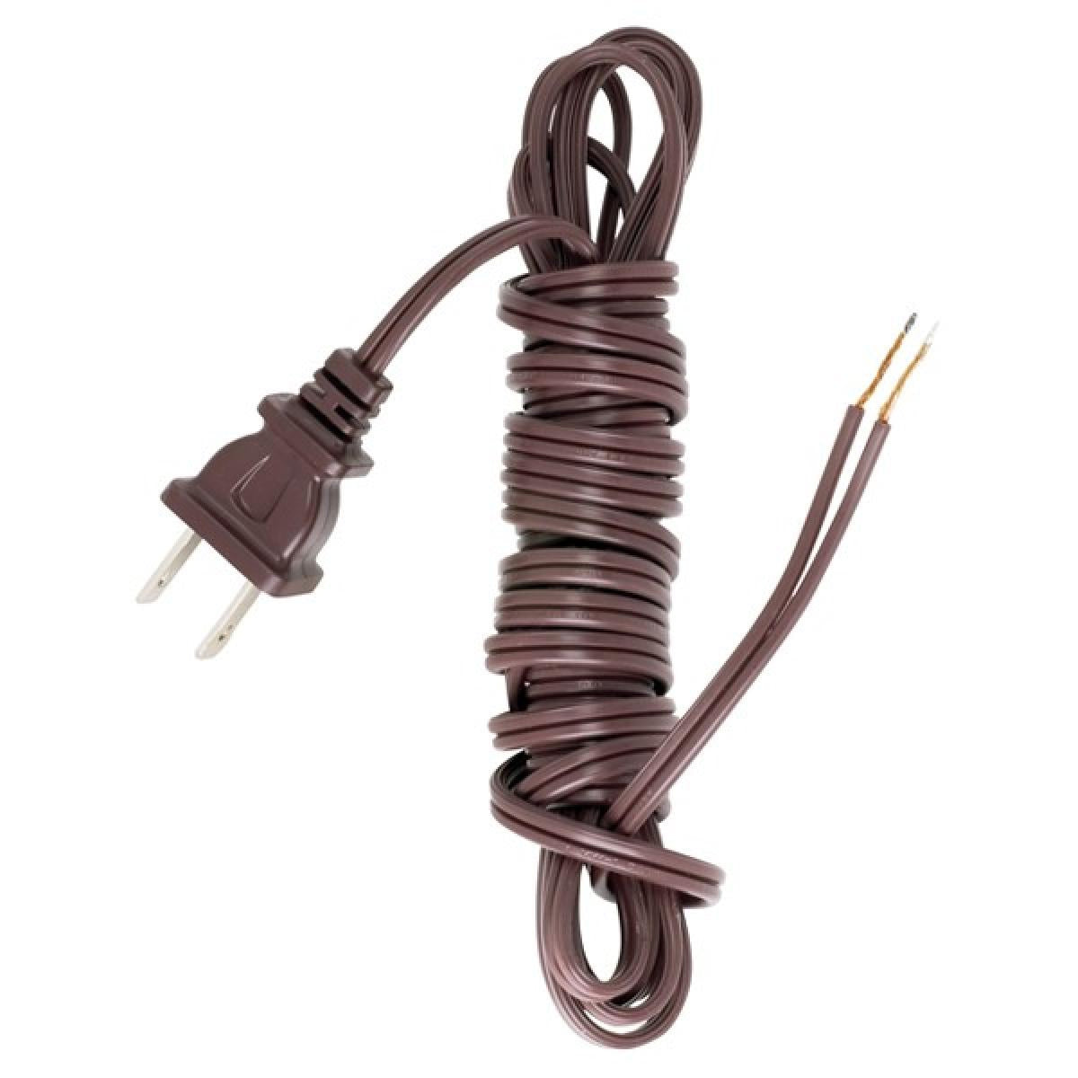 Satco - 90-2035 - 12'Cord Set - Brown