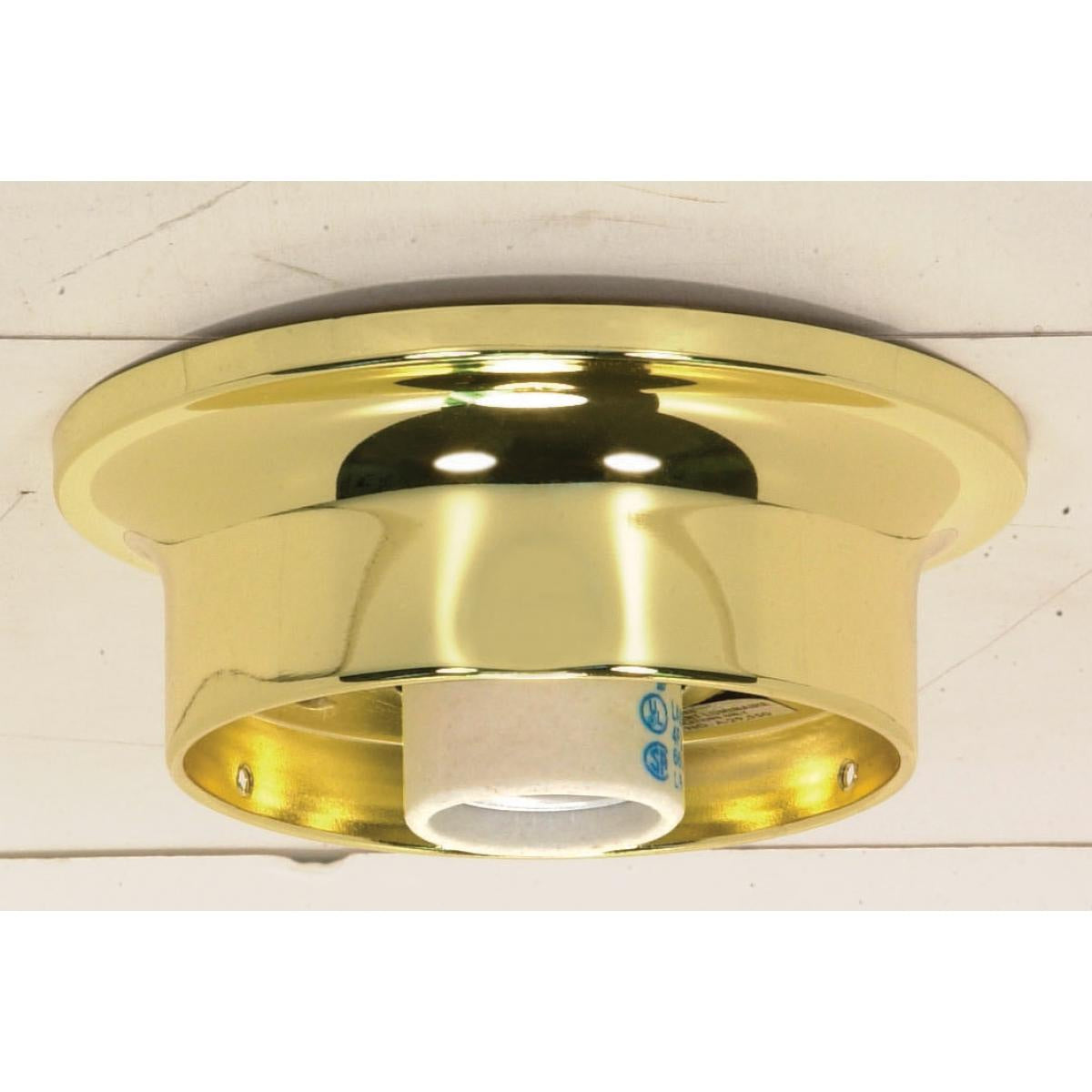 Satco - 90-230 - Wired Holder - Brass