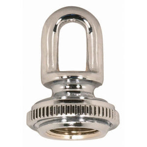 Satco - 90-2302 - Screw Collar Loop With Ring - Polished Chrome