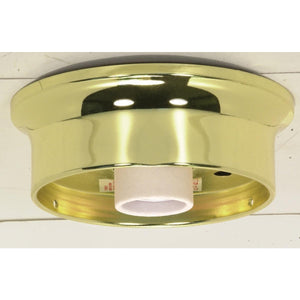 Satco - 90-231 - 4" Wired Holder - Polished Brass