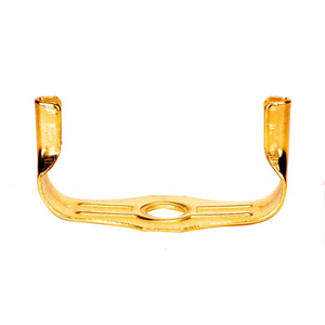 Satco - 90-2338 - Wide Light Duty Saddle For Cfl - Brass Plated