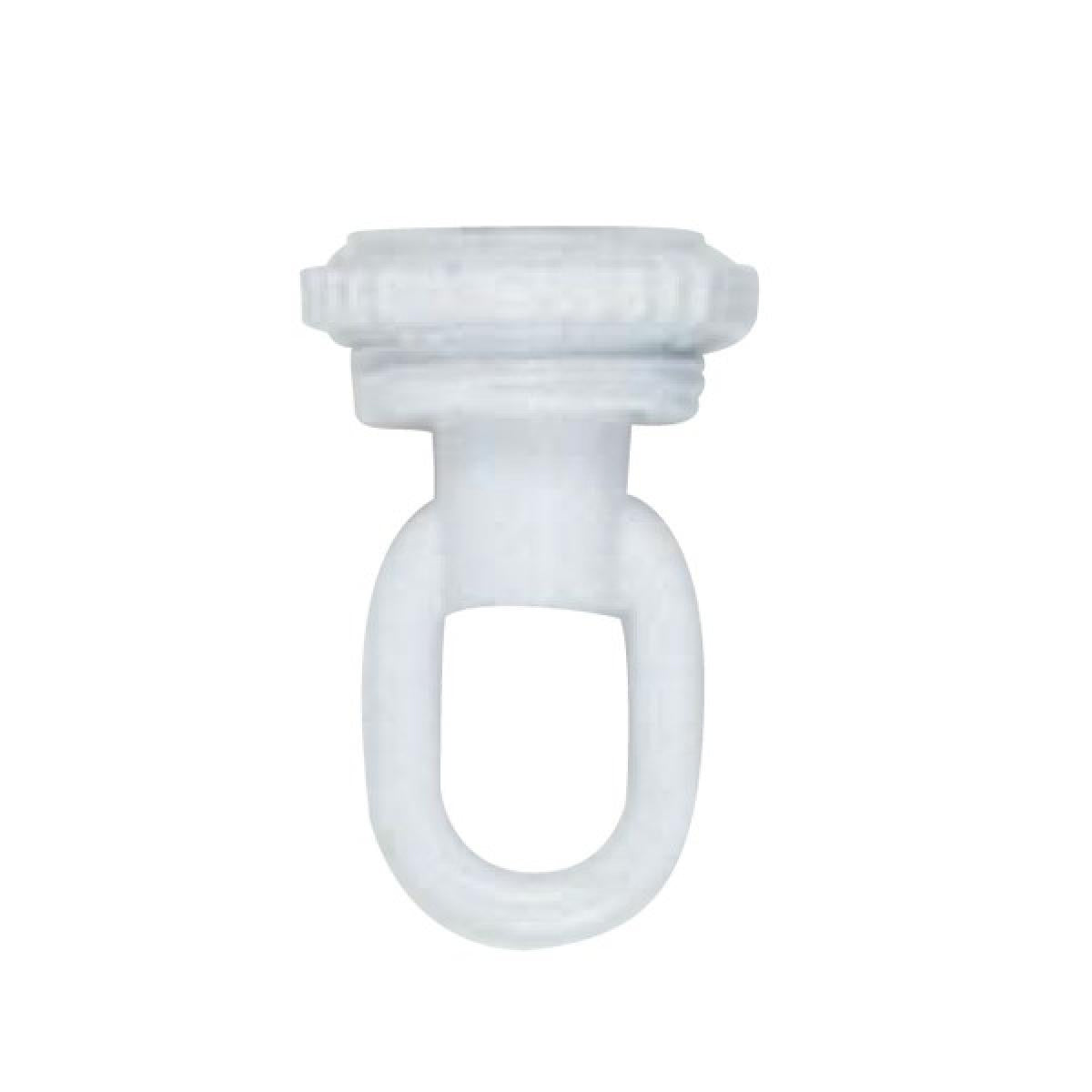 Satco - 90-2422 - 1/8 Ip Screw Collar Loop With Ring - White