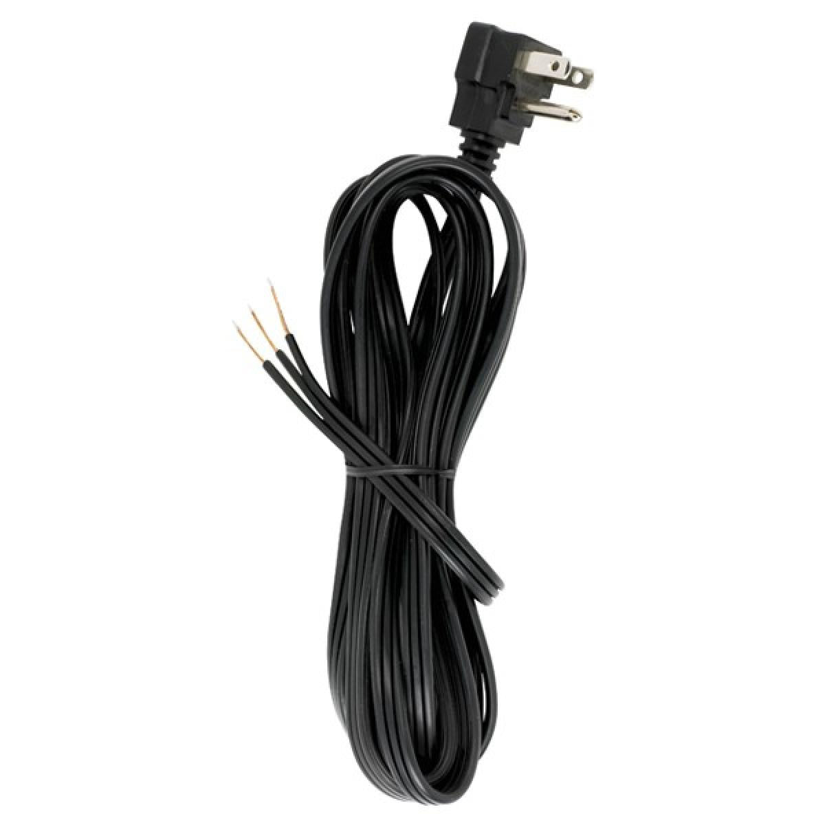 Satco - 90-2435 - 10'Cord Set - Black