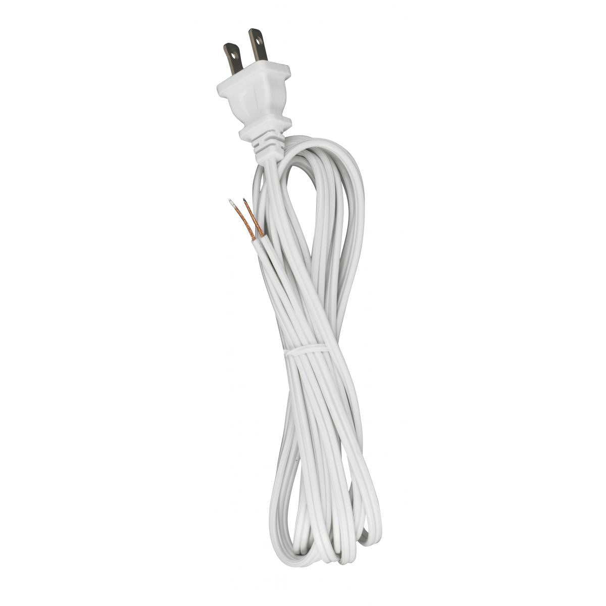 Satco - 90-2460 - 10'Cord Set - White