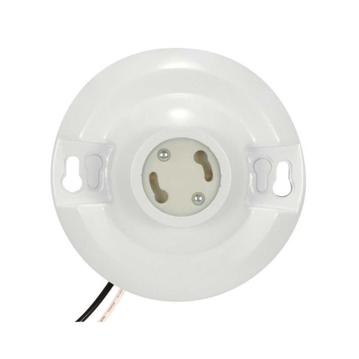 Satco - 90-2469 - Phenolic Ceiling Receptacle - White
