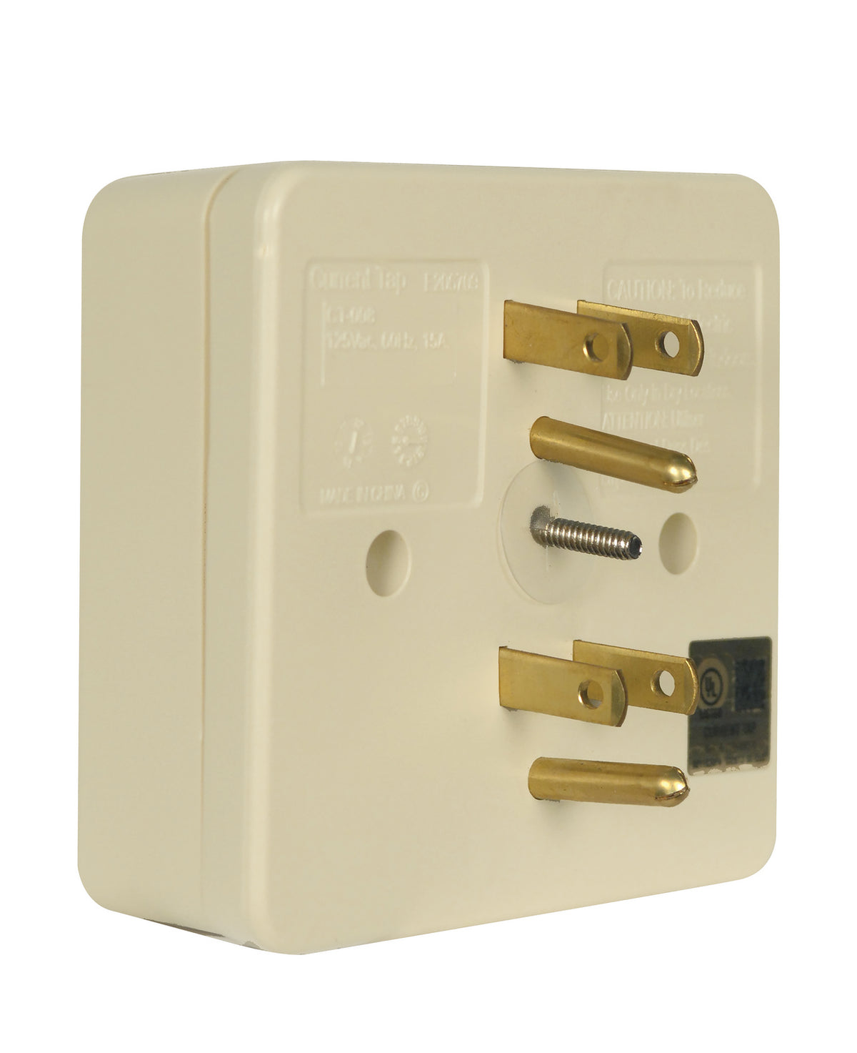 Satco - 90-2630 - Grounded Adapter - Ivory