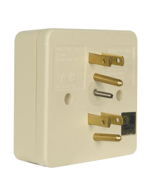 Satco - 90-2630 - Grounded Adapter - Ivory