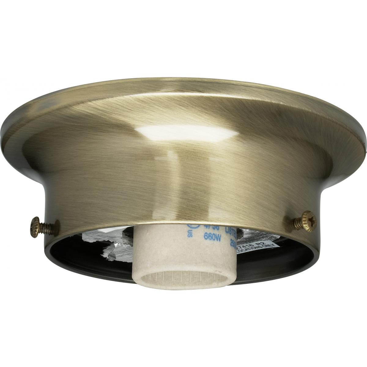 Satco - 90-330 - Wired Holder - Antique Brass