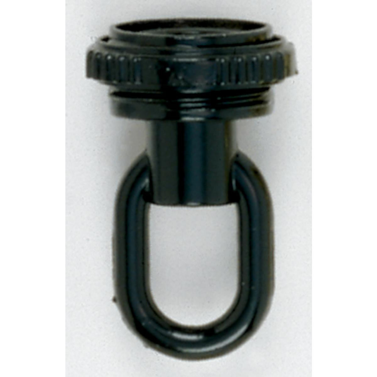 Satco - 90-339 - 1/4 Ip Matching Screw Collar Loop With Ring - Black