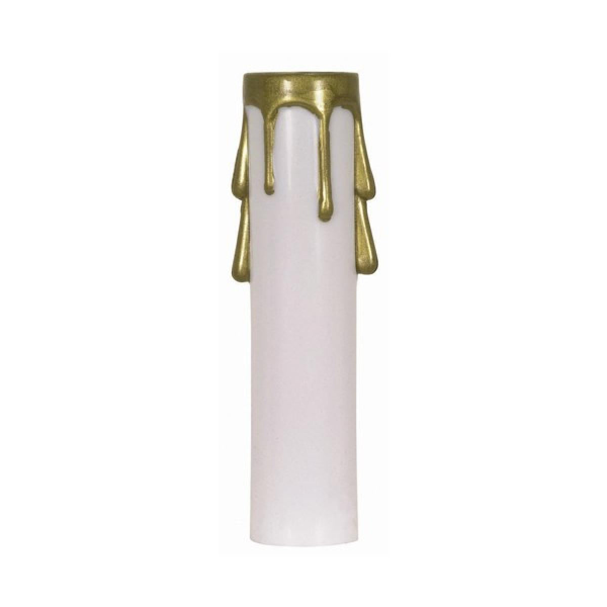 Satco - 90-352 - Candle Cover - White