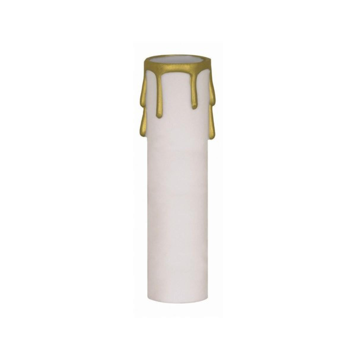 Satco - 90-369 - Candle Cover - White