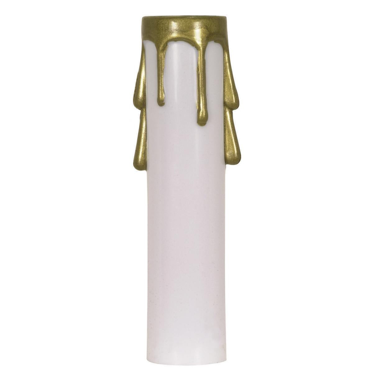 Satco - 90-372 - Candle Cover - White