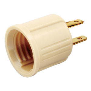 Satco - 90-438 - Socket Outlet Adapter - Ivory