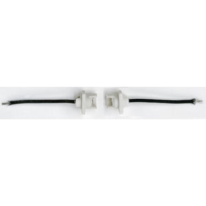 Satco - 90-474 - Double Ended Halogen Socket Set - White