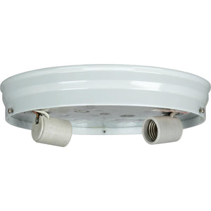 Satco - 90-685 - Two Light Ceiling Pan - White