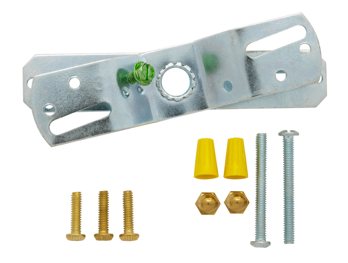 Satco - 90-708 - Wired Wall Bracket - Brass