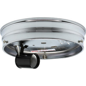 Satco - 90-755 - One Light Ceiling Pan - Chrome