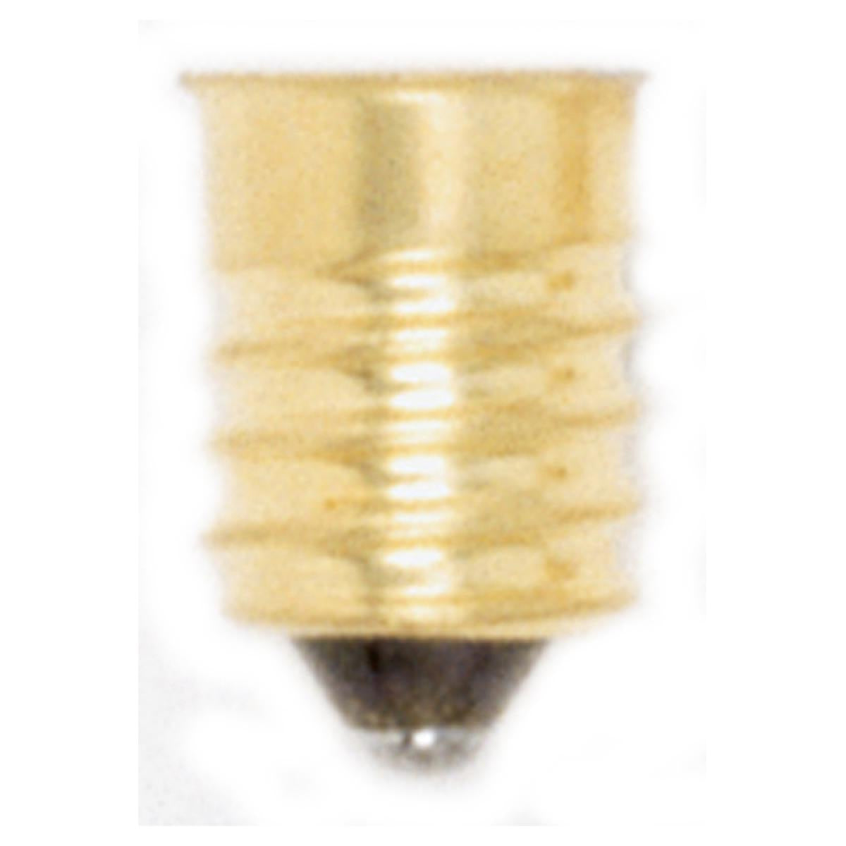 Satco - 92-401 - French To Candelabra E14 - E12 Reducer - Gold