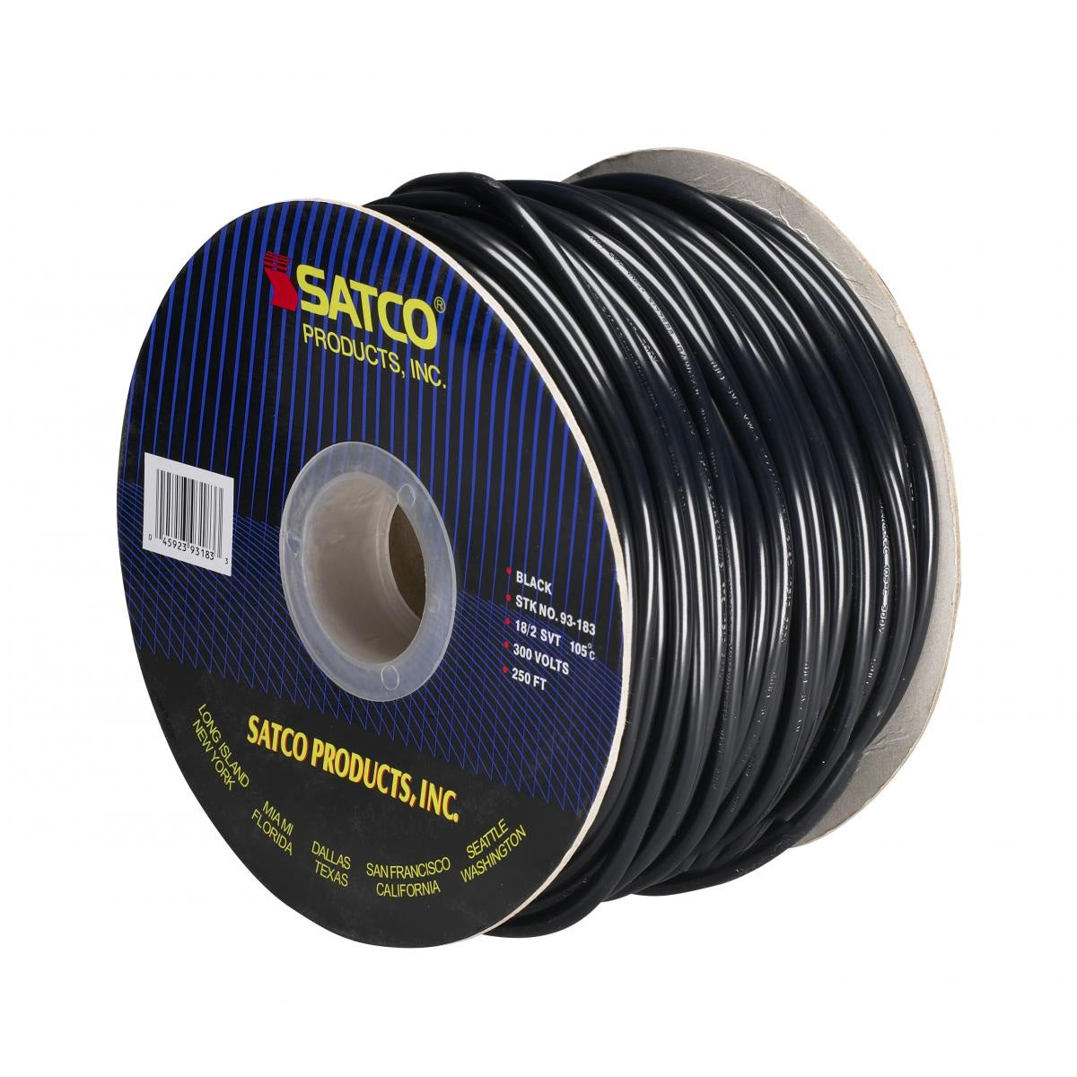 Satco - 93-183 - Bulk Wire - Black