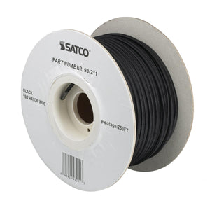 Satco - 93-211 - Bulk Wire - Black